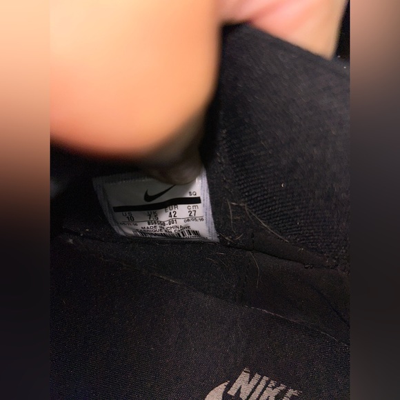 Nike W Air Max Thea Mid Black Sail Leather Casual Boot 859550-001 women sz 10 - Picture 8 of 9